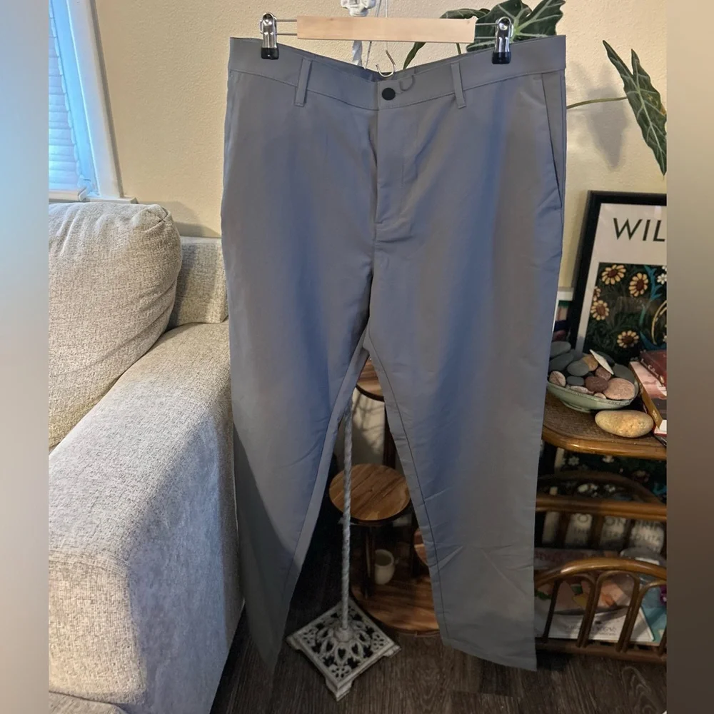 Banana Republic Men's Gray Performance Golf Pants Chinos 38x34
